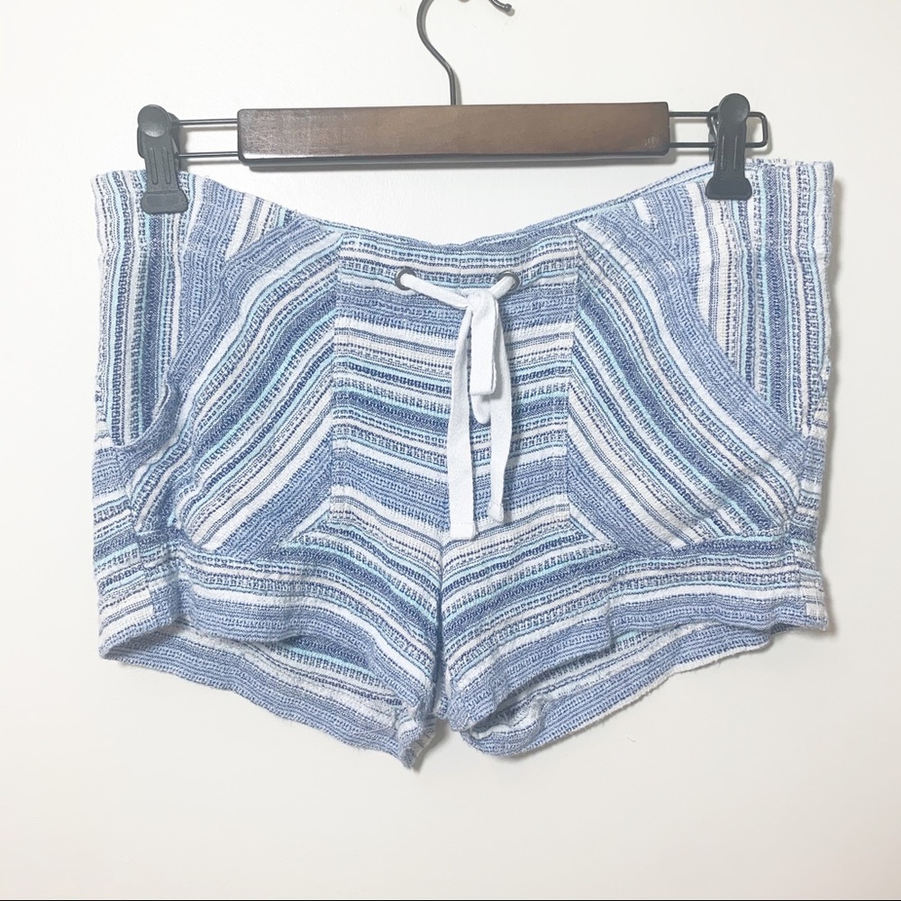 Rewind Blue Striped Shorts
